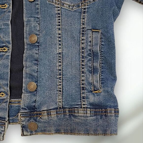 Laura Scott Stretch Denim Jean Jacket - Picture 5 of 10